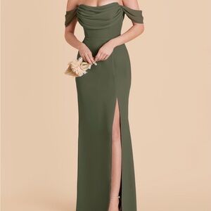 Birdy Grey Strapless Olive Dress
